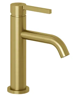 Смеситель для раковины Kludi Nova Fonte Pura 20266N015 брашированное золото